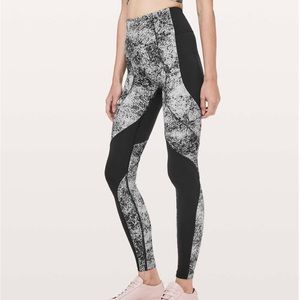 Lululemon Sweat And Repeat Tights Size 4 Everlux 28” High Rise Black
